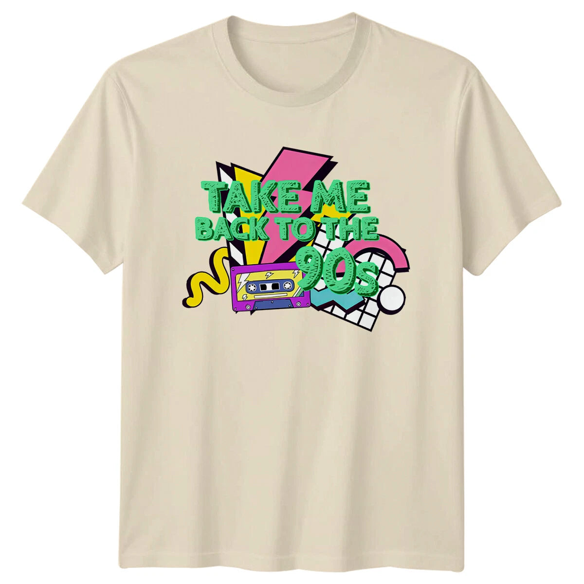 Take Me Back To The 90s Retro Cassette T-Shirt Vintage Style 90s Tee