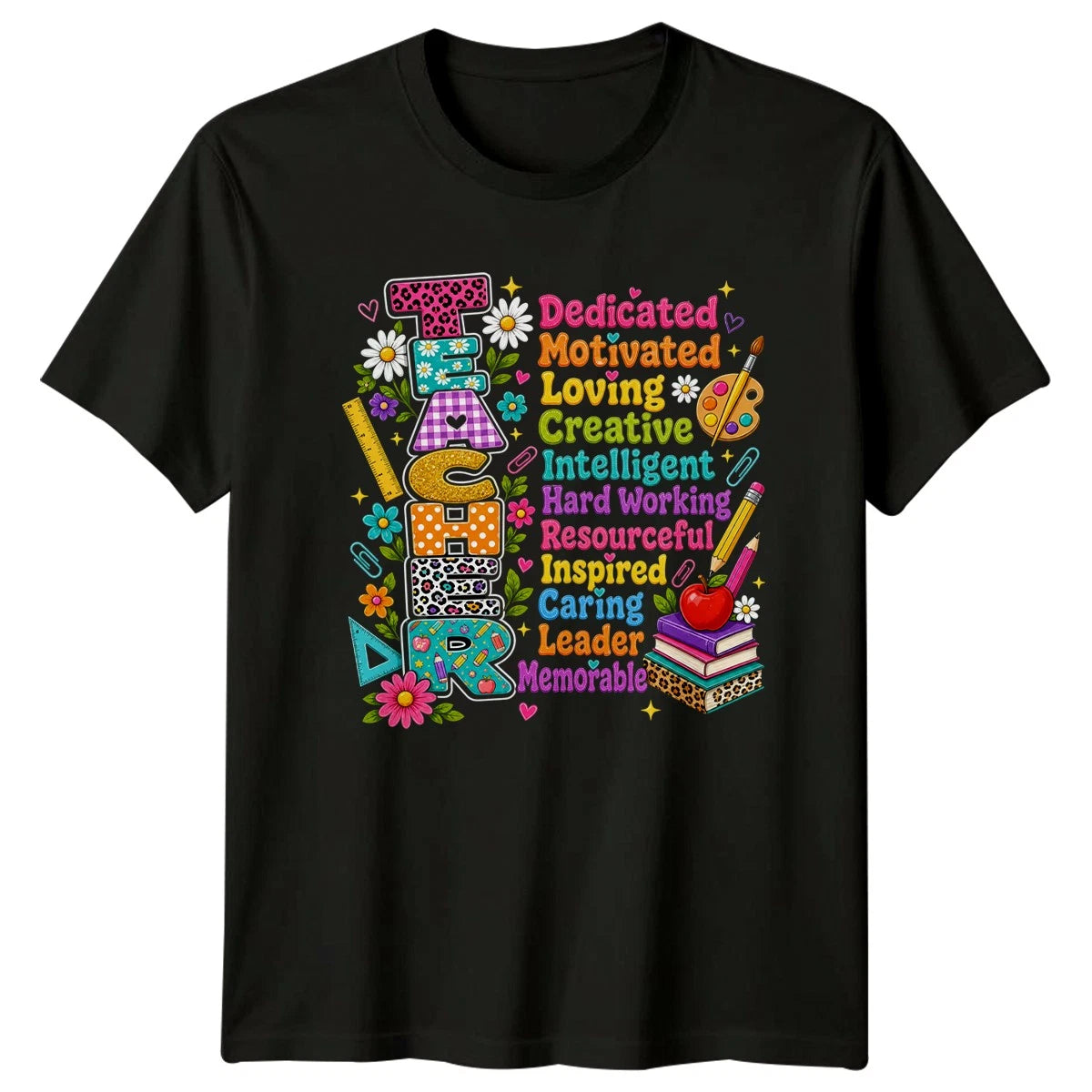 Dedicated Motivated Loving Creative Intelligent Womens T-Shirt Gift For Her