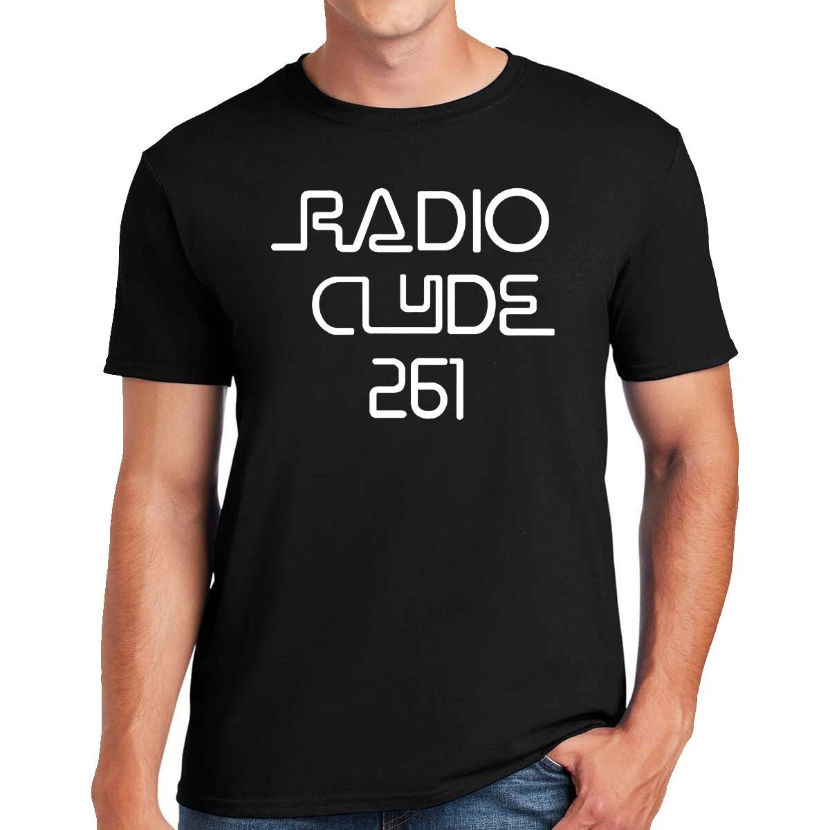 Radio Clyde T-Shirt Men's Funny Novelty Frank Zappa 261 Scotland Gift Top Tee