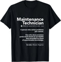 Job Definition Funny Sarcastic Maintenance Technician Wizard Gift Unisex T-Shirt