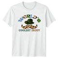 Worlds Coolest Daddy Mens T-Shirt Trendy Dad Fatherhood Fathers Day Gift For Him
