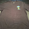 Men's size 2X MIKEN Black T-Shirt with Dazed Mushroom Graphic.
