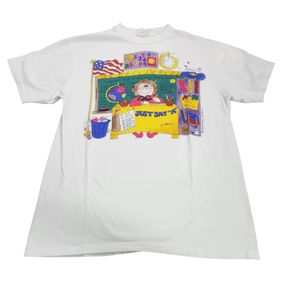 I'm Yours Shirt Mens Large White Teacher Classroom Graphic Tee School Top