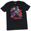 Cowboy Bebop Adult New T-Shirt - Spike & Jet In Red Outline