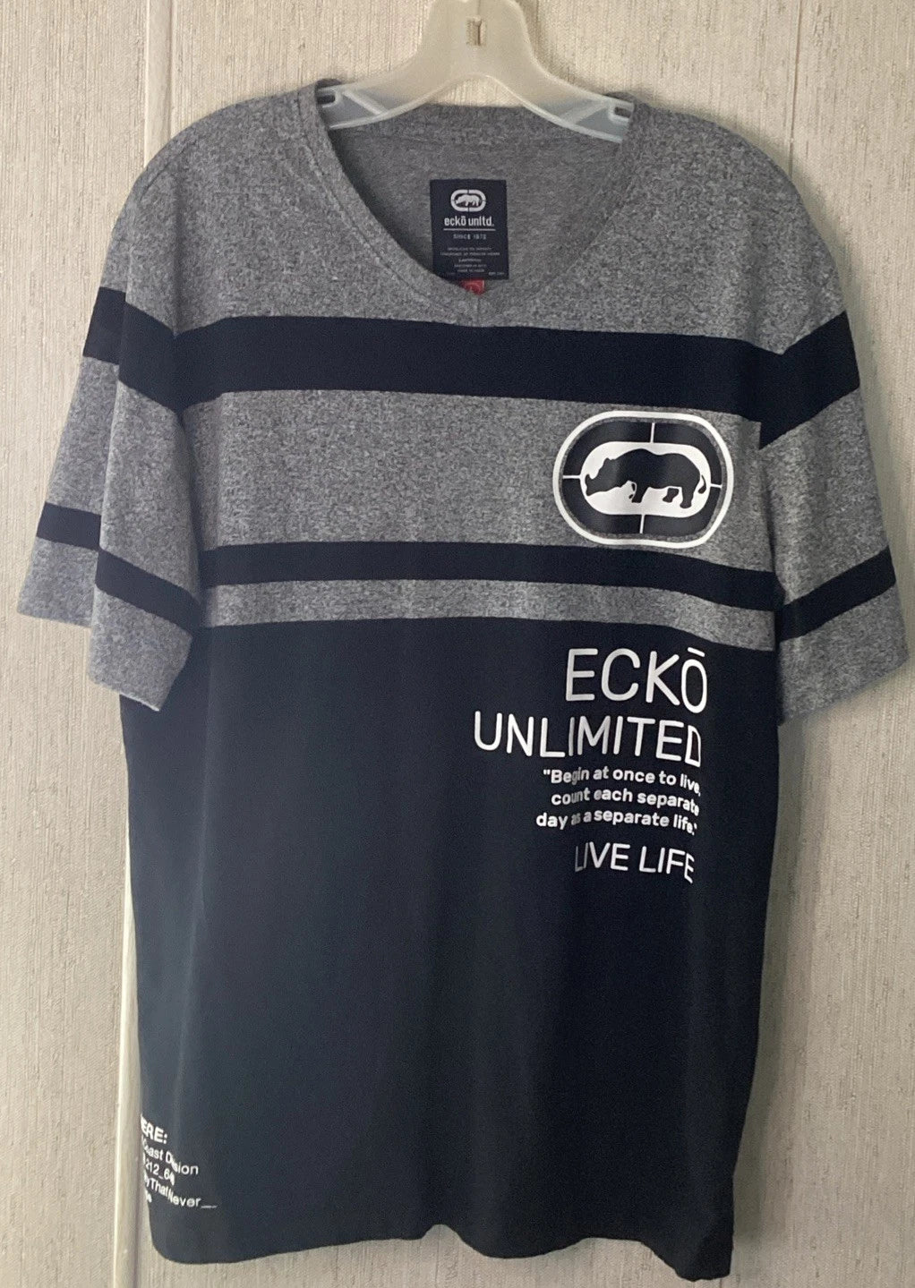 Ecko Unltd. Men’s Graphic T-Shirt Sz L Street Style Urban Wear