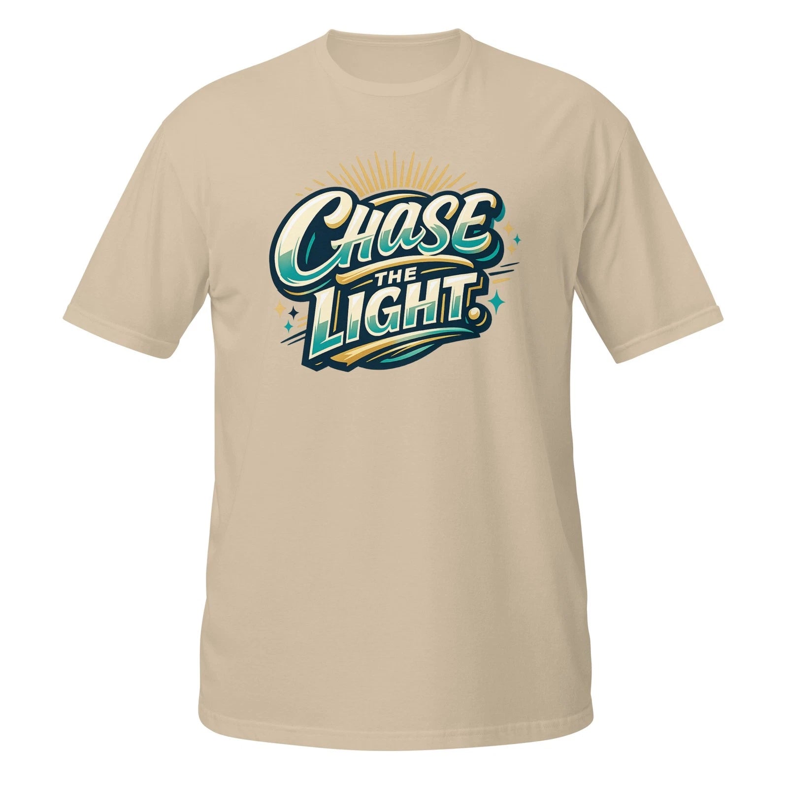 Chase The Light Shirt Viral Motivational Quote Modern Typography Tee