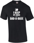 Father's Day Gift Shirt - I keep My Jokes in a Dad-a-Base