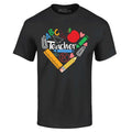 Teacher Heart Supplies Teachers Appreciation T-shirt Teacher Shirts