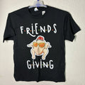 Thanksgiving Friendsgiving Turkey FRIENDS T-shirt Sz L NWT