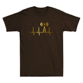 Dad Ham Radio Operator Funny Golden Printed Novelty T-Shirt U49
