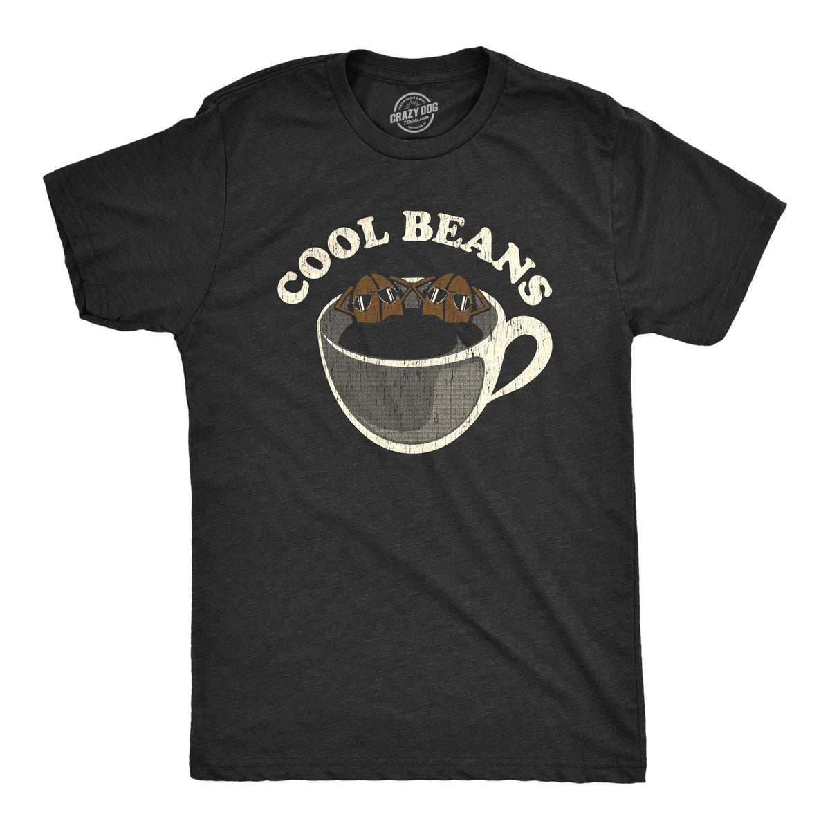 Mens Cool Beans T Shirt Funny Coffee Lover Cafe Barista Graphic Tee