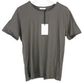 ZAPA  T-Shirt Men's 2XL Plain Grey Stretchy Simple Short Sleeve Crew