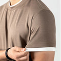 Polyester Men's Short Sleeve T-Shirt Moderate Stretch Cool Comfort Fit
