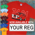 MK2 Ford Escort T Shirt,  RS / Mexico / GT / Rally / Sport, Classic Car