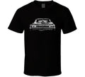 1967 Chevelle Ss Grill View Distressed Black Black T Shirt