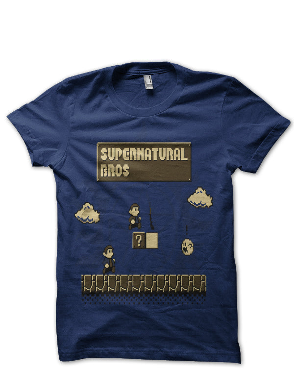 Supernatural Navy Tee Hoodie, Sweatshirt | PureTeeCo.com