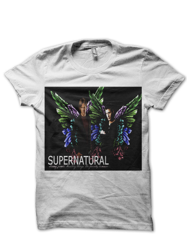 Supernatural White T-Shirt Hoodie, Sweatshirt | PureTeeCo.com