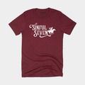 Sinful Seven Logo Tee Hoodie, Sweatshirt | PureTeeCo.com