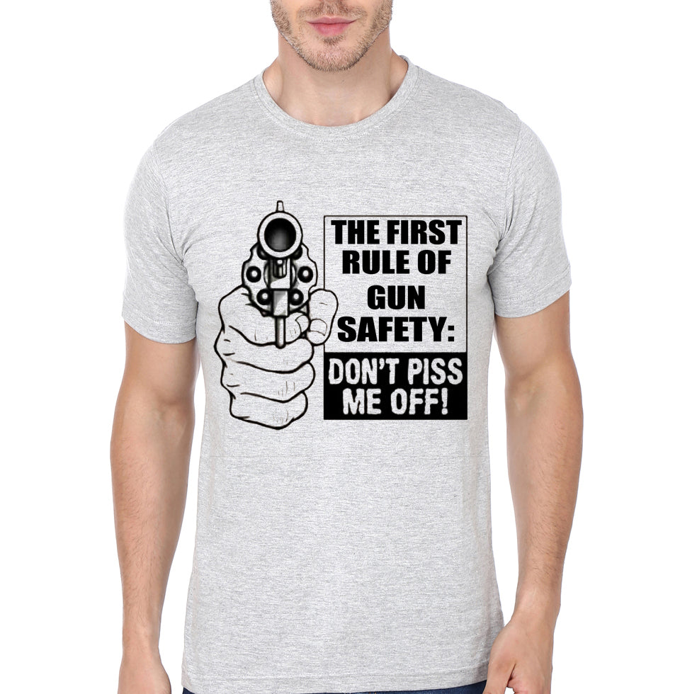 Gun Safety Grey T-Shirt Hoodie, Sweatshirt | PureTeeCo.com