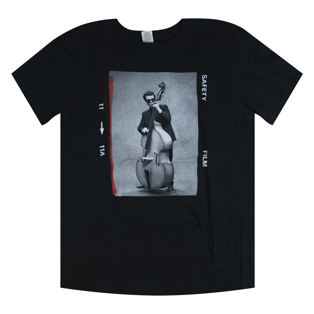 Stand Up Bass Portrait Black T-Shirt Hoodie, Sweatshirt | PureTeeCo.com (Image 3)