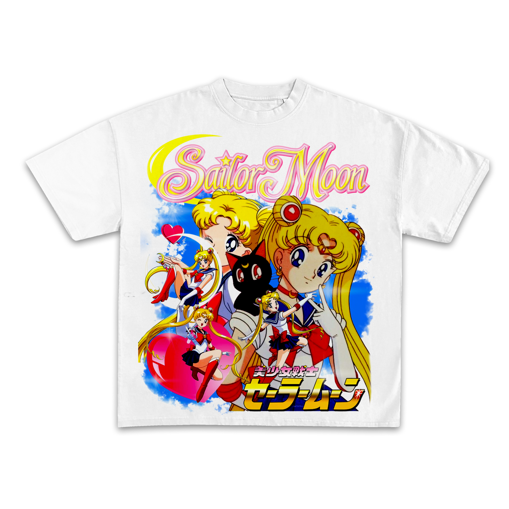Sailor Moon Anime T-Shirt Hoodie, Sweatshirt | PureTeeCo.com (Image 3)