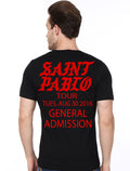 Saint Pablo Tour Black T-Shirt Hoodie, Sweatshirt | PureTeeCo.com