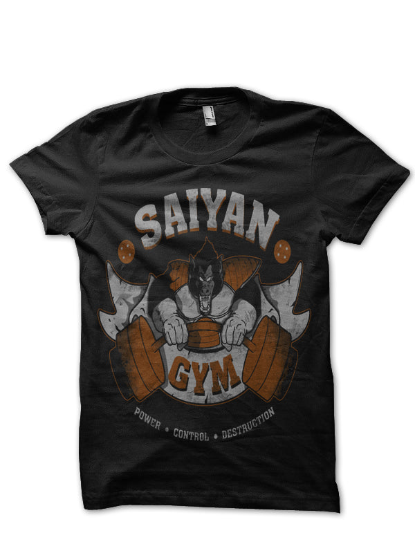 Saiyan Black T-Shirt Hoodie, Sweatshirt | PureTeeCo.com