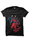 Saiyan City Black T-Shirt Hoodie, Sweatshirt | PureTeeCo.com