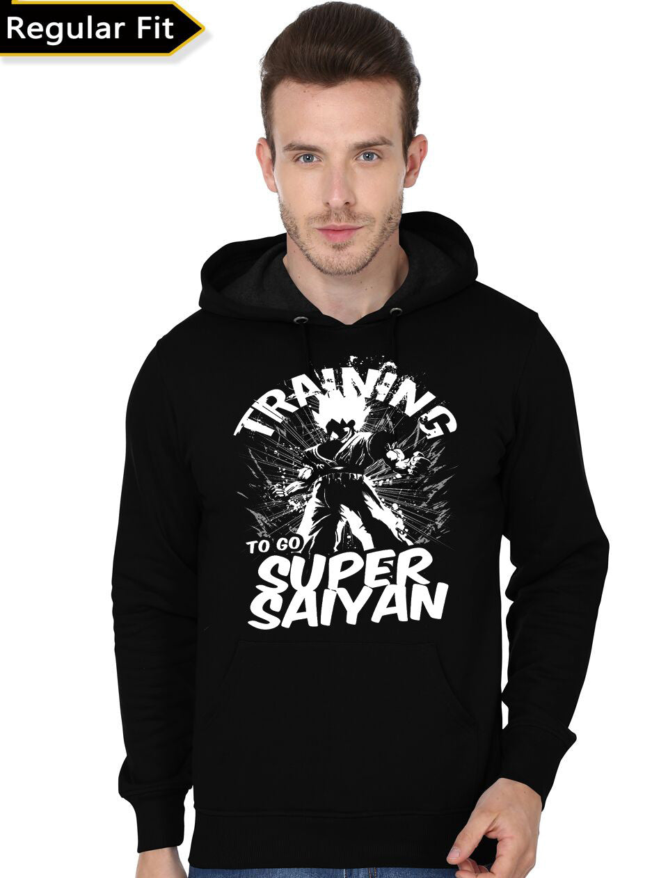 Training To Go Super Saiyan Black Hoodie T-Shirts, Sweatshirt | PureTeeCo.com