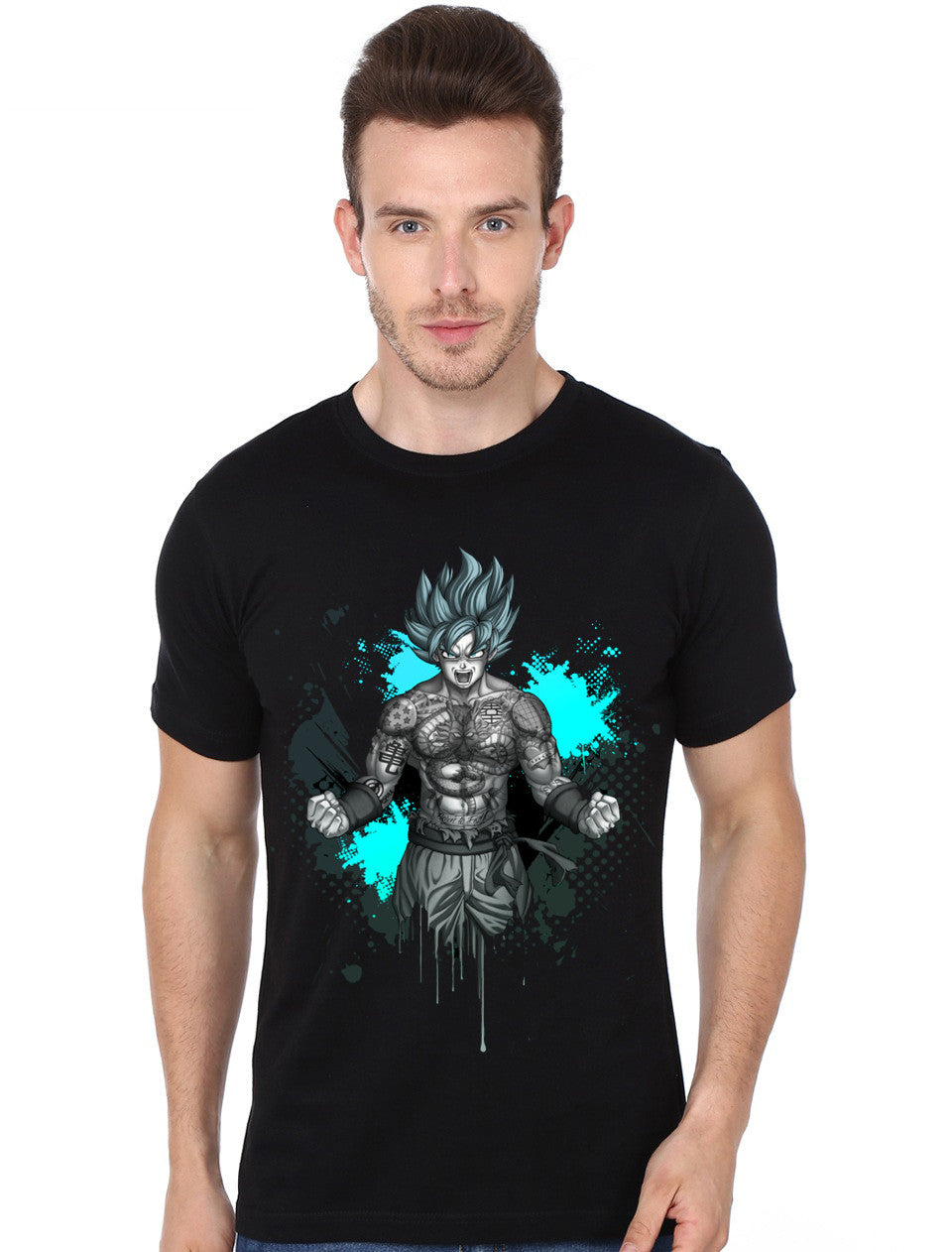 Super Saiyan Black Hoodie Style001 T-Shirts, Sweatshirt | PureTeeCo.com