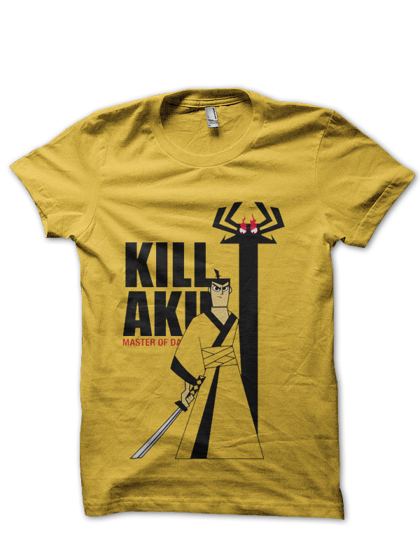 Samurai Jack Yellow Tee Hoodie, Sweatshirt | PureTeeCo.com
