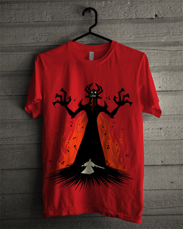 Samurai Jack Red Tee (White Available) Hoodie, Sweatshirt | PureTeeCo.com