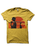 Samurai Champloo Half Sleeve Yellow T-Shirt Hoodie, Sweatshirt | PureTeeCo.com
