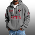 San Diego State Aztecs EST 1921 Half Quarter Zip Waffle Hoodie