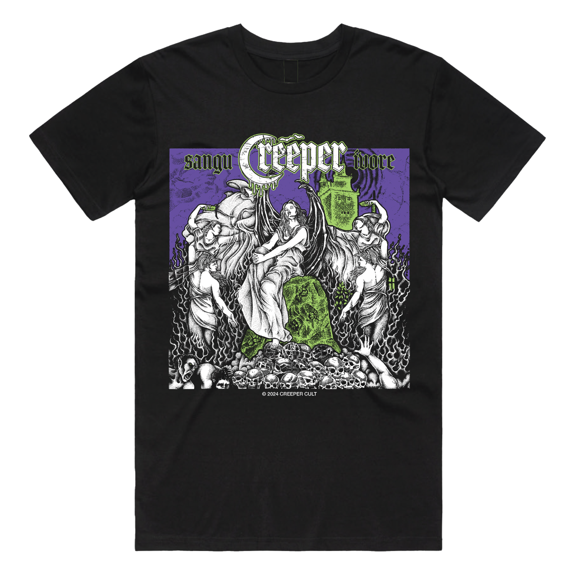 Creeper - Sanguivore Tee Hoodie, Sweatshirt | PureTeeCo.com
