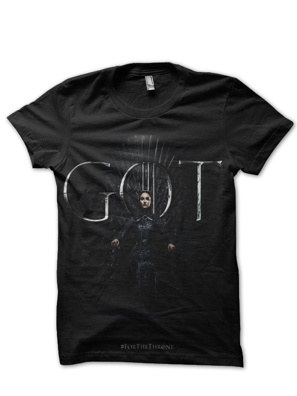 Sansa Stark For The Throne T-Shirt Hoodie, Sweatshirt | PureTeeCo.com