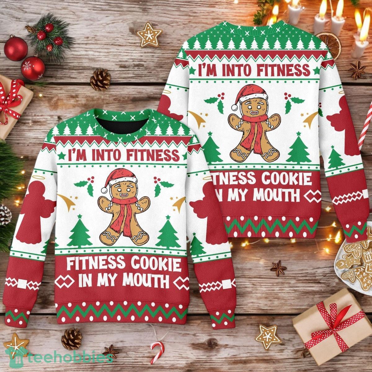 Santa Claus Christmas Ugly Sweater Gingerbread Christmas 3D Sweater Christmas Gift Idea
