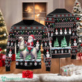 Santa Riding Llama Ugly Christmas Sweater Funny Alpaca Holiday All Over Print 3D Sweater