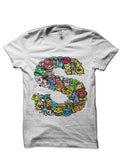 Alphabet Monster Doodle Letter S Monogram White T-Shirt Hoodie, Sweatshirt | PureTeeCo.com