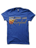 Deep Creek Lake Maryland Royal Blue T-Shirt Hoodie, Sweatshirt | PureTeeCo.com