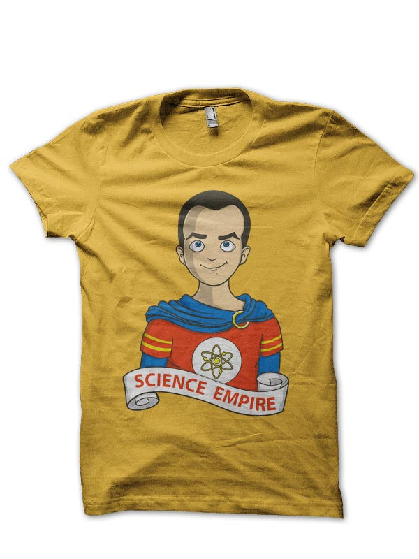 Science Empire Yellow Tee Hoodie, Sweatshirt | PureTeeCo.com