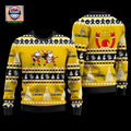 Scorpions Yellow 3D Ugly Christmas Sweater