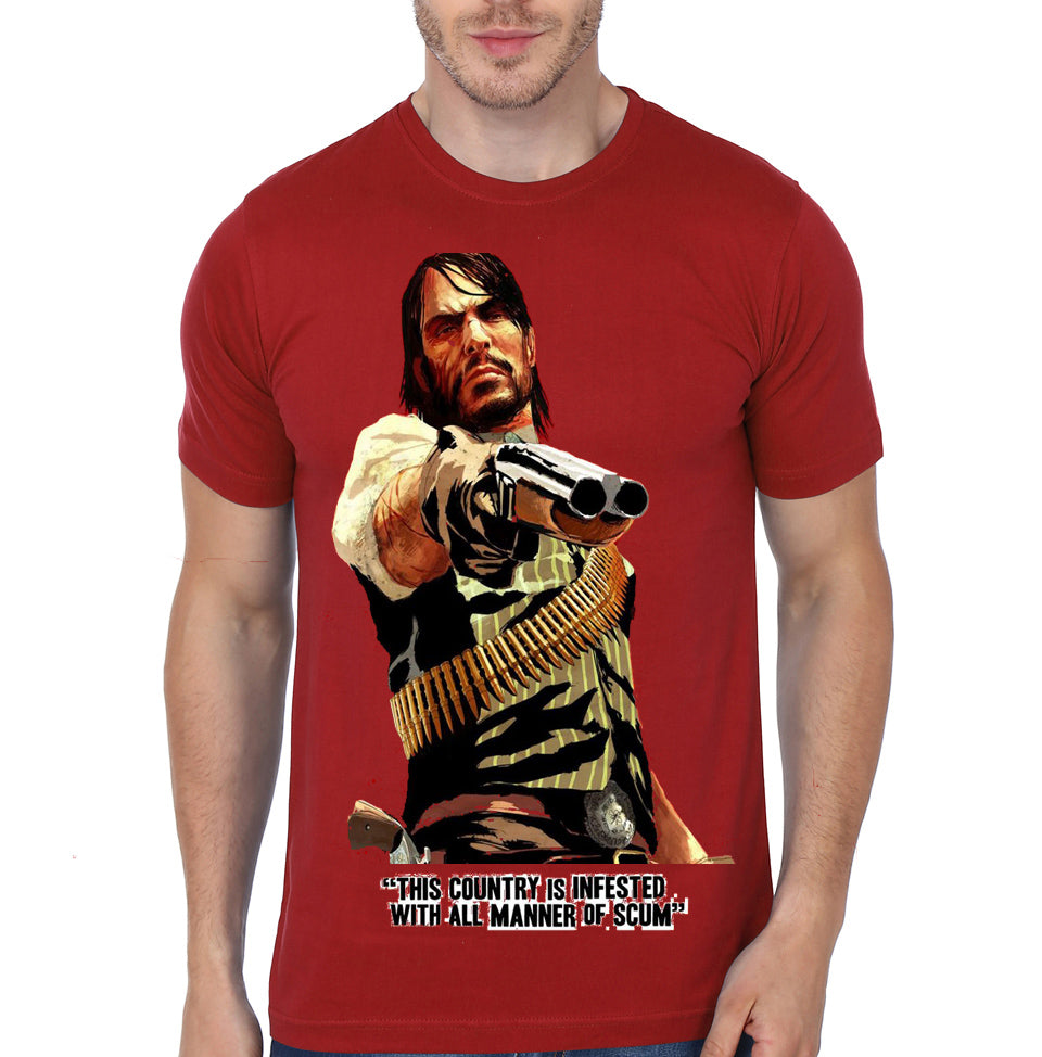 Red Dead Redemption Red Tee Hoodie, Sweatshirt | PureTeeCo.com
