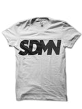 SDMN White Tee Hoodie, Sweatshirt | PureTeeCo.com