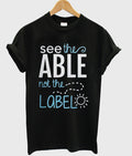 see the able not the label t-shirt Hoodie, Sweatshirt | PureTeeCo.com