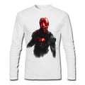 Seeing Red White Full Sleeve Tee Hoodie, Sweatshirt | PureTeeCo.com