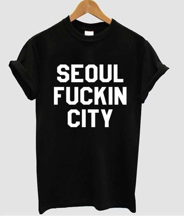seoul fuckin city shirt Hoodie, Sweatshirt | PureTeeCo.com