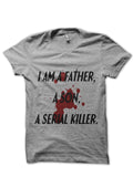 Serial Killer Grey Tee Hoodie, Sweatshirt | PureTeeCo.com