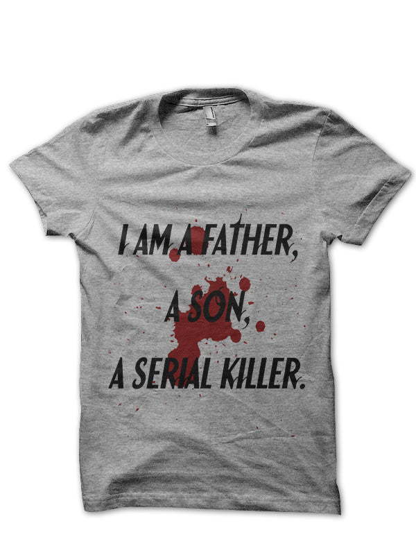 Serial Killer Grey Tee Hoodie, Sweatshirt | PureTeeCo.com