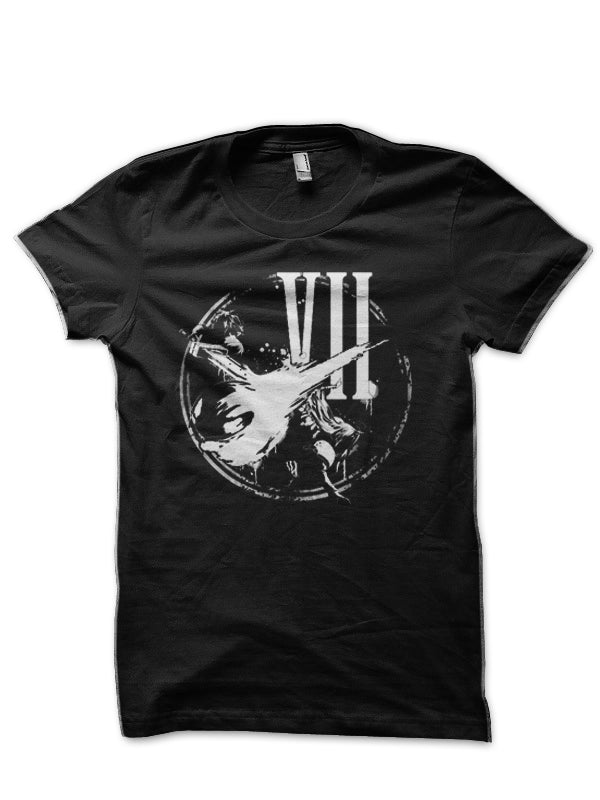 Final Fantasy 7 Black T-Shirt Hoodie, Sweatshirt | PureTeeCo.com